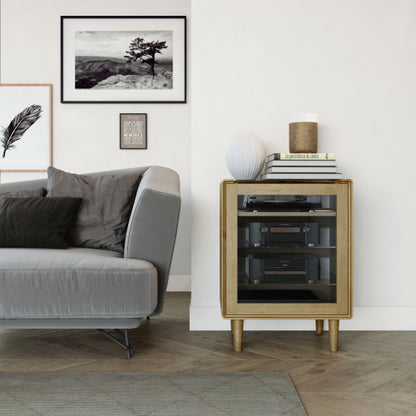 Scandic Hi-Fi Unit. Solid Oak 100% Solid Oak