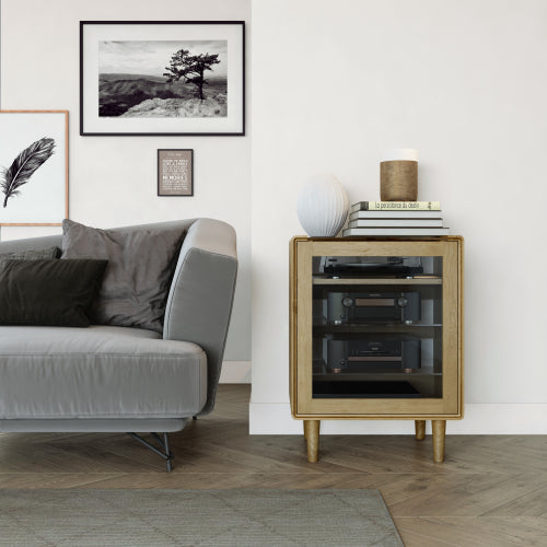 Scandic Hi-Fi Unit. Solid Oak 100% Solid Oak