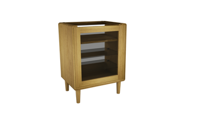 Scandic Hi-Fi Unit. Solid Oak 100% Solid Oak3