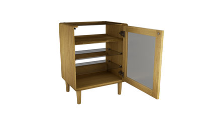 Scandic Hi-Fi Unit. Solid Oak 100% Solid Oak5