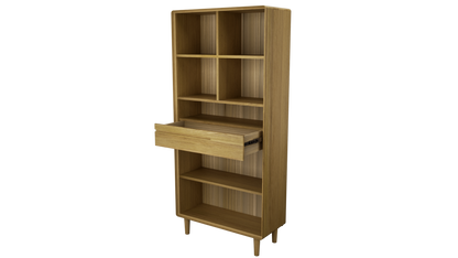 Scandic Large Bookcase. Solid Oak 100% Solid Oak5