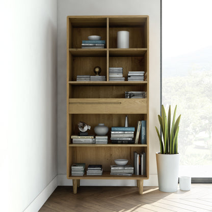 Scandic Large Bookcase. Solid Oak 100% Solid Oak7