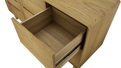 Scandic Large Sideboard. Solid Oak 100% Solid Oak