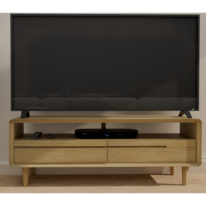 Scandic Medium TV Unit. Solid Oak 100% Solid Oak1