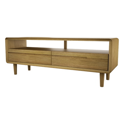 Scandic Medium TV Unit. Solid Oak 100% Solid Oak2