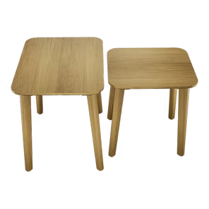 Scandic Rectangular Nest of Tables. Solid Oak 100% Solid Oak