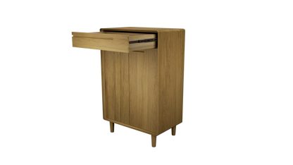 Scandic Shoe Cabinet. Solid Oak 100% Solid Oak3