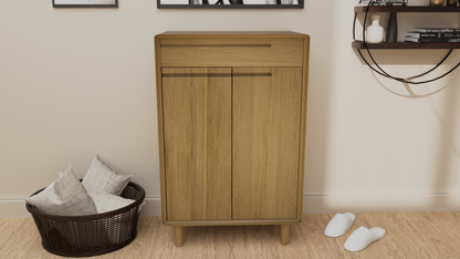 Scandic Shoe Cabinet. Solid Oak 100% Solid Oak4
