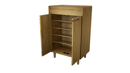 Scandic Shoe Cabinet. Solid Oak 100% Solid Oak5