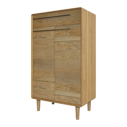 Scandic Shoe Cabinet. Solid Oak 100% Solid Oak6