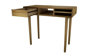 Scandic Small Computer Desk. Solid Oak 100% Solid Oak8