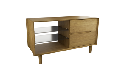 Scandic Small TV Unit. Solid Oak 100% Solid Oak3