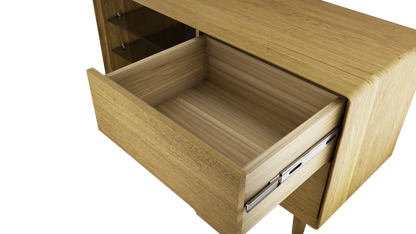 Scandic Small TV Unit. Solid Oak 100% Solid Oak4