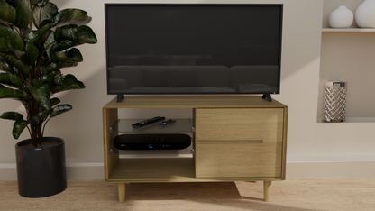 Scandic Small TV Unit. Solid Oak 100% Solid Oak5