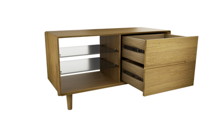 Scandic Small TV Unit. Solid Oak 100% Solid Oak6