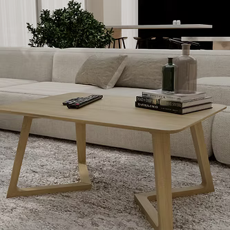 Scandic V Medium Lamp Table. Solid Oak  100% Solid Oak