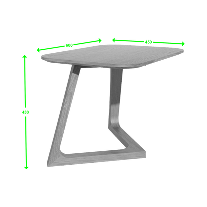Scandic V Small Lamp Table. Solid Oak  100% Solid Oak