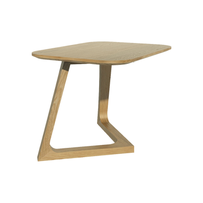 Scandic V Small Lamp Table. Solid Oak  100% Solid Oak