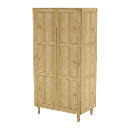 Scandic Wardrobe – Configurable Layout. Solid Oak 100% Solid Oak4