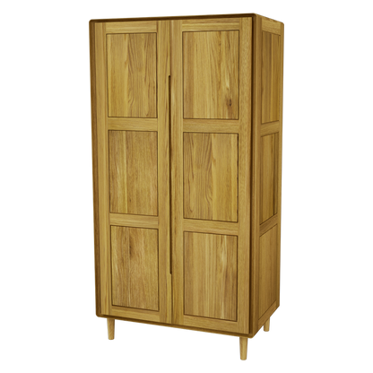 Scandic Wardrobe – Configurable Layout. Solid Oak 100% Solid Oak2