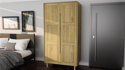 Scandic Wardrobe – Configurable Layout. Solid Oak 100% Solid Oak3