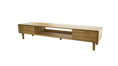Scandic Wide TV Unit. Solid Oak 100% Solid Oak4