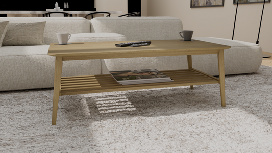 Scandic&nbsp; Coffee Table. Solid Oak 100% Solid Oak