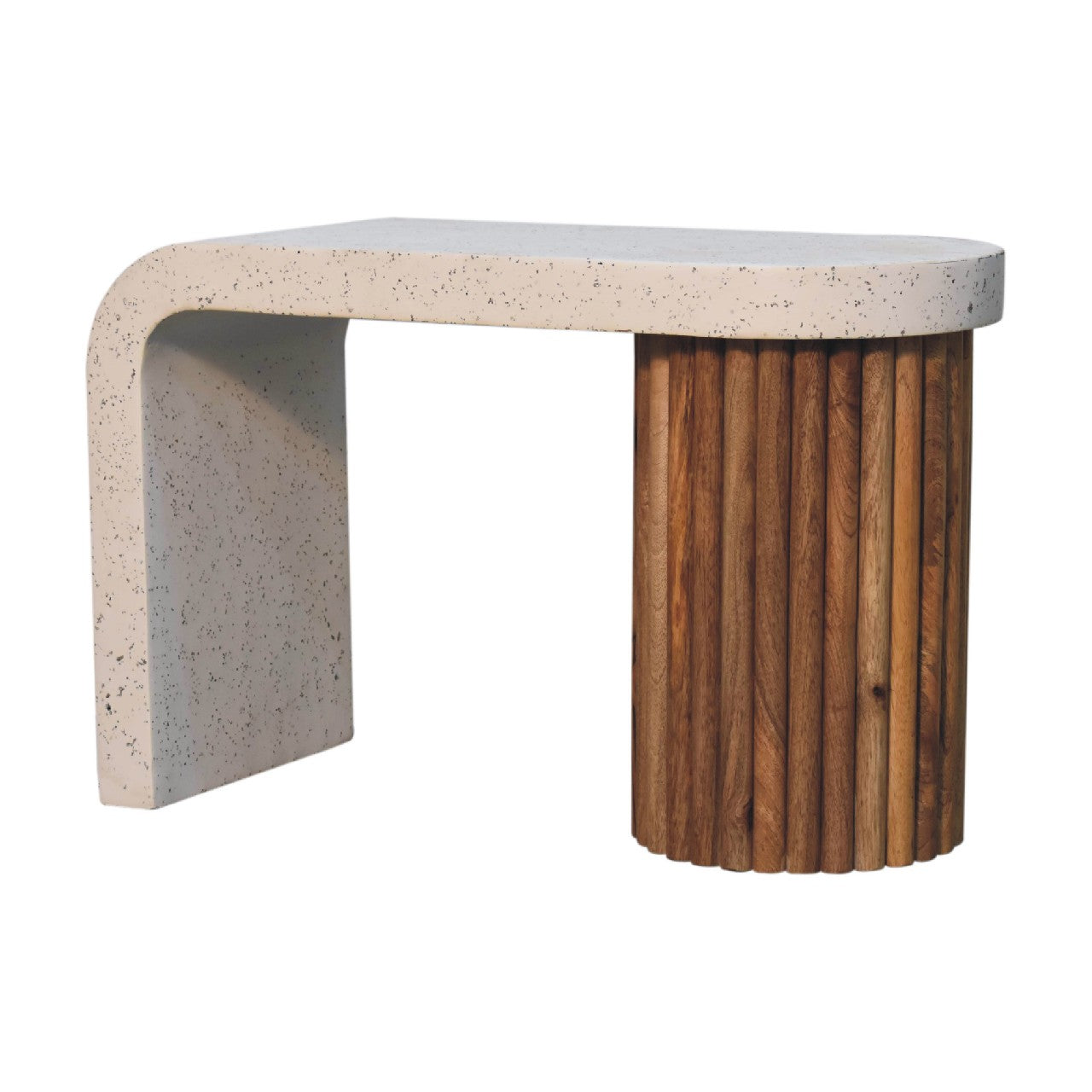 Serenity Terrazzo Coffee Table. 100% Solid Mango Wood