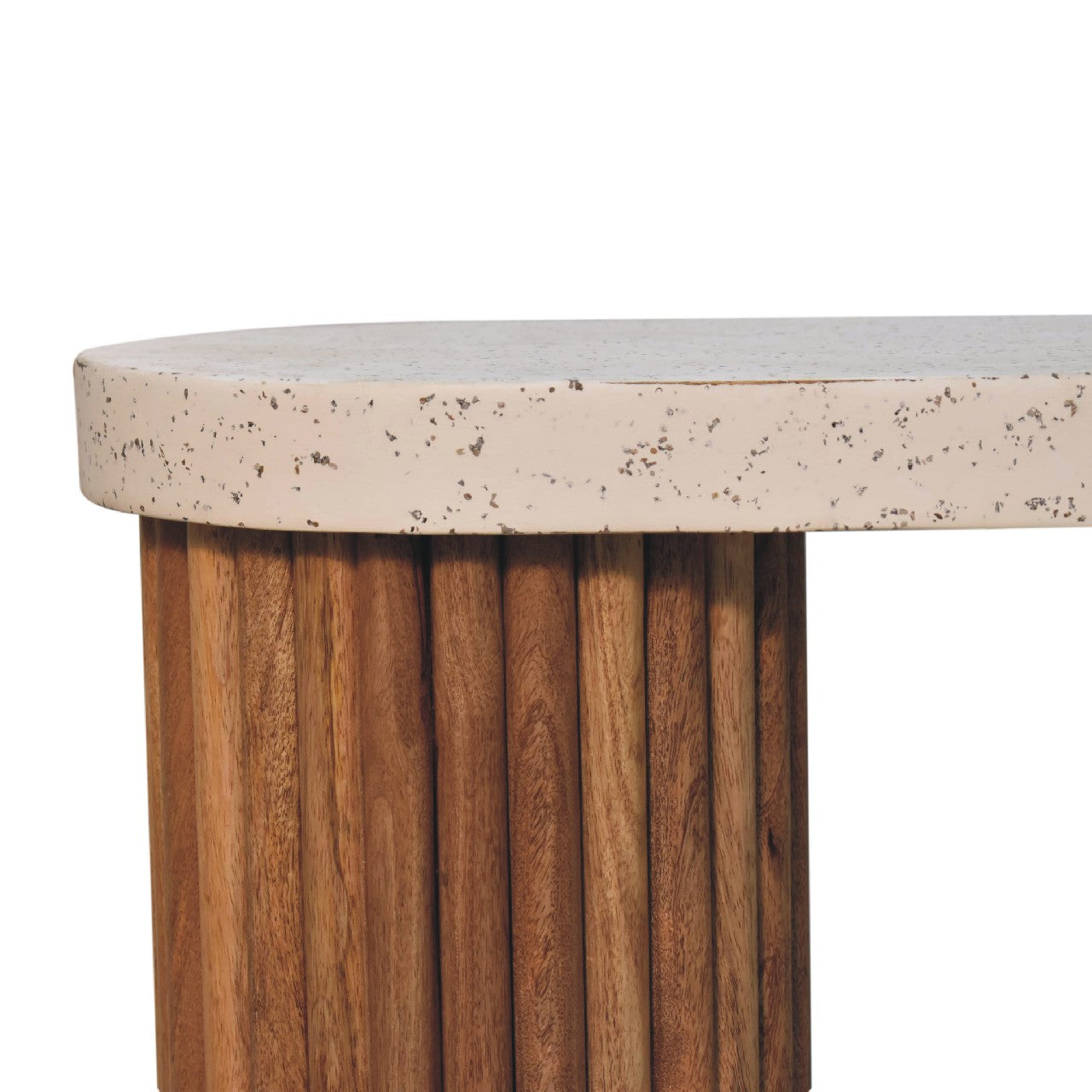 Serenity Terrazzo Coffee Table. 100% Solid Mango Wood
