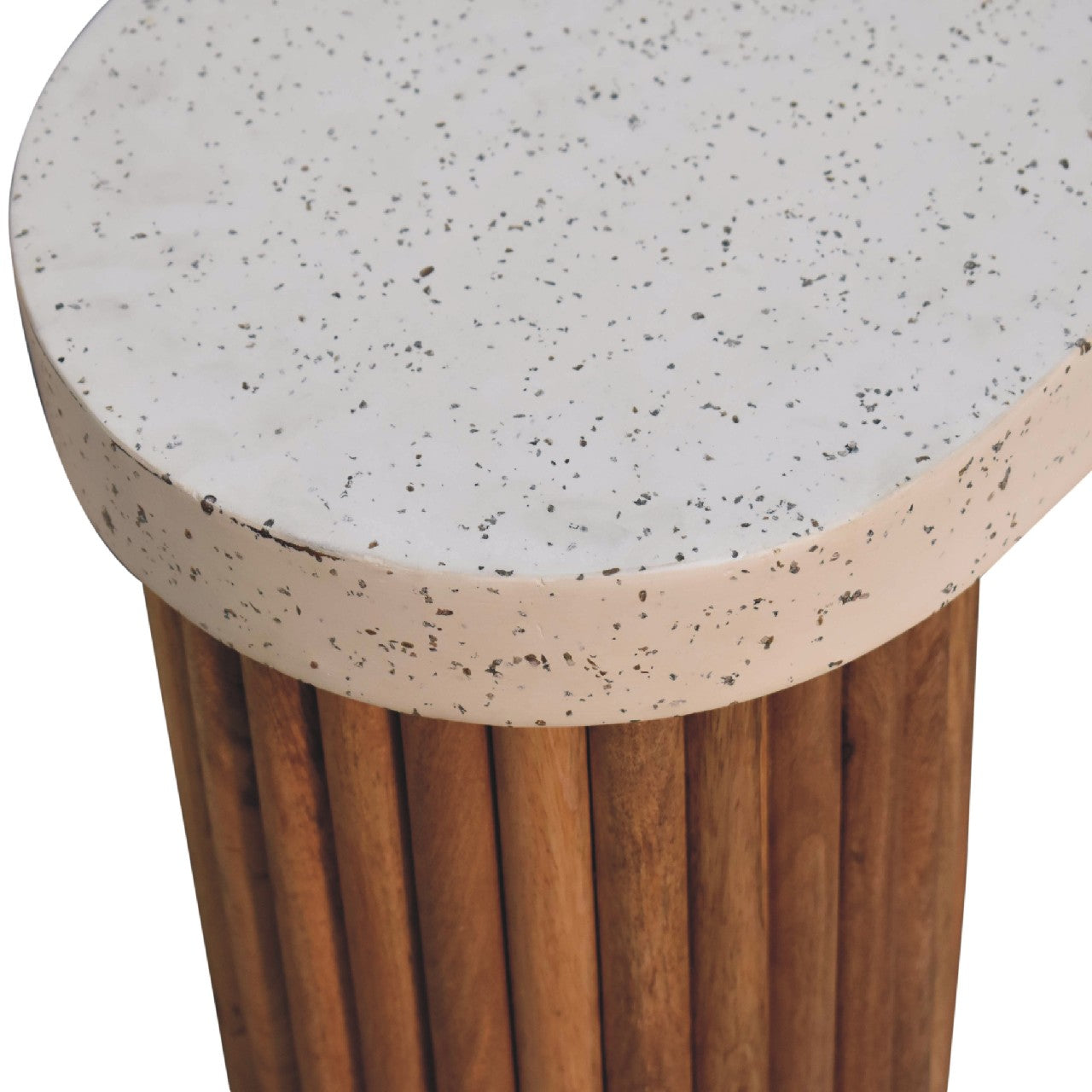 Serenity Terrazzo Coffee Table. 100% Solid Mango Wood