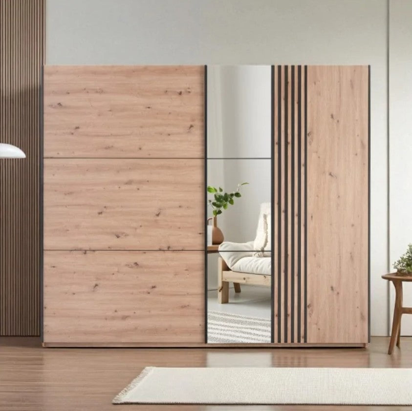 Sintra 250cm Sliding Door Wardrobe - 2 Colour Options