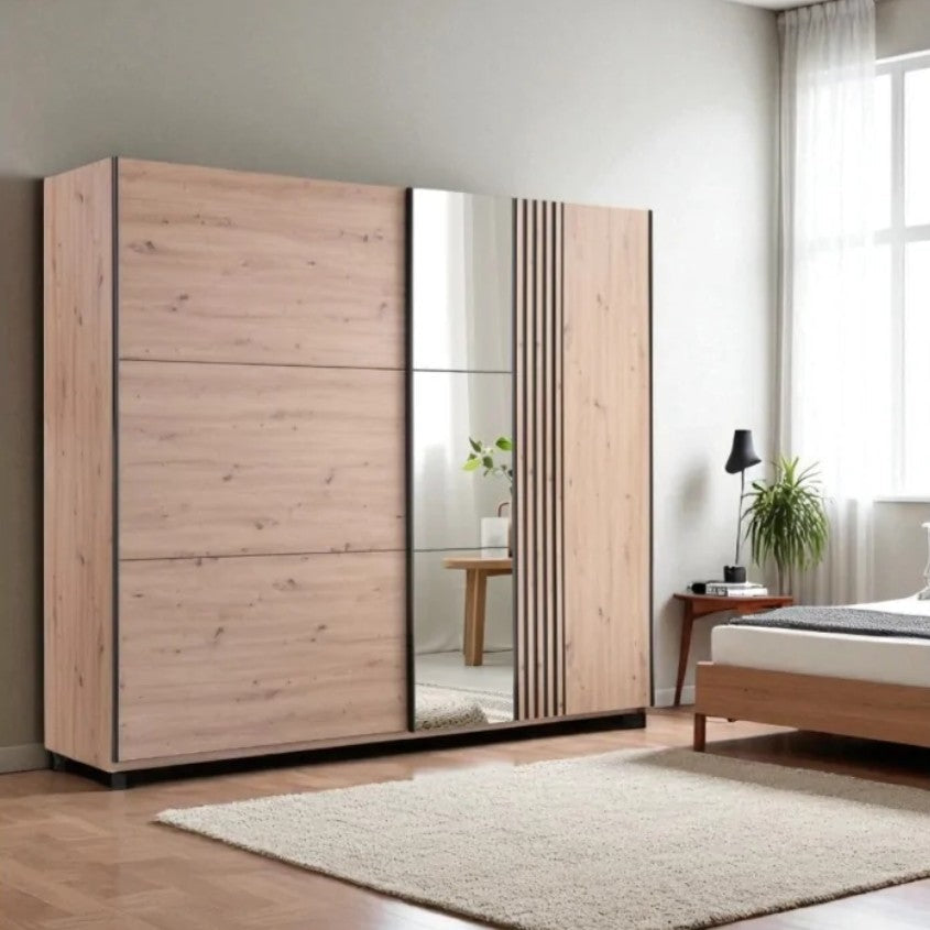 Sintra 250cm Sliding Door Wardrobe - 2 Colour Options