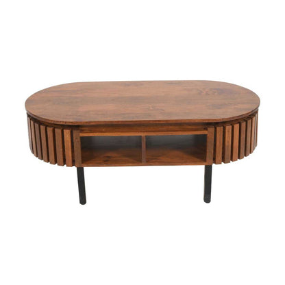 Slatted Mango Wood Coffee Table. 100% solid mango wood