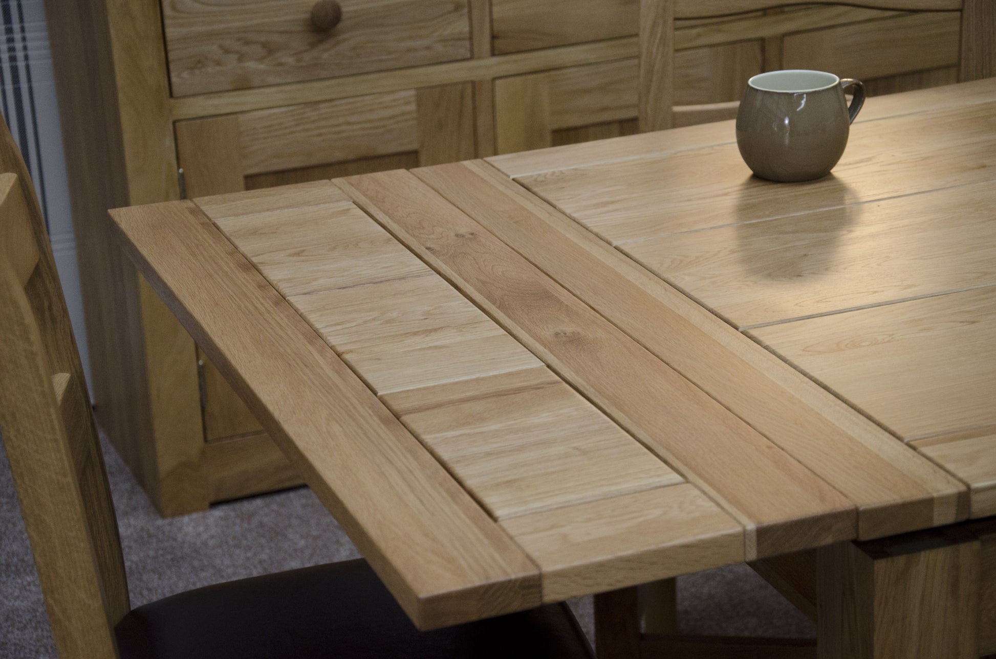 Small Draw Leaf Extending Table. 100% Solid Oak