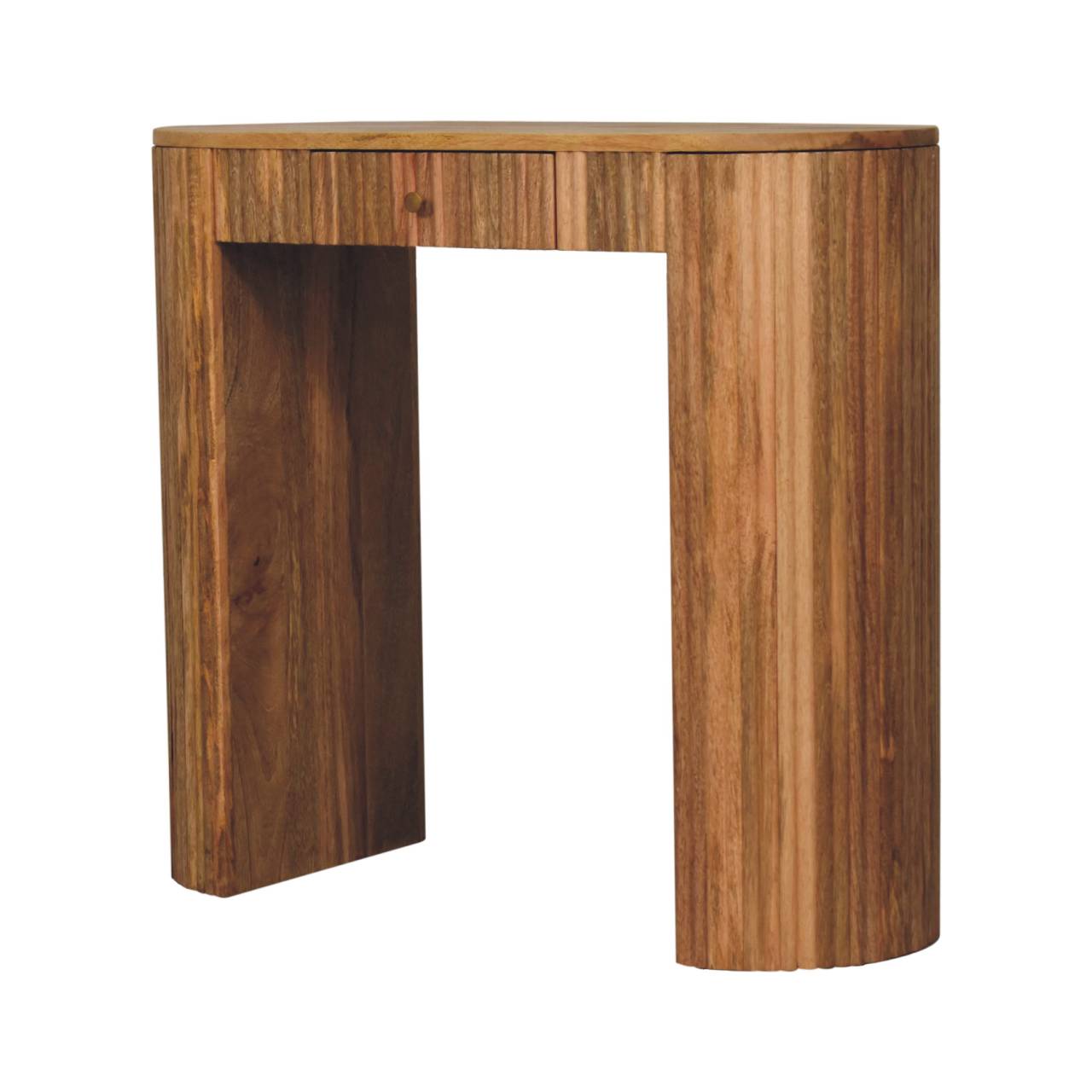 Soba Straight Console Table. 100% Solid Mango Wood 