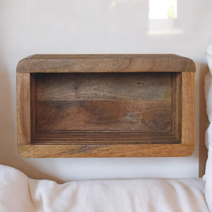 Soba Wall-Mounted Bedside. 100% Solid Mango Wood