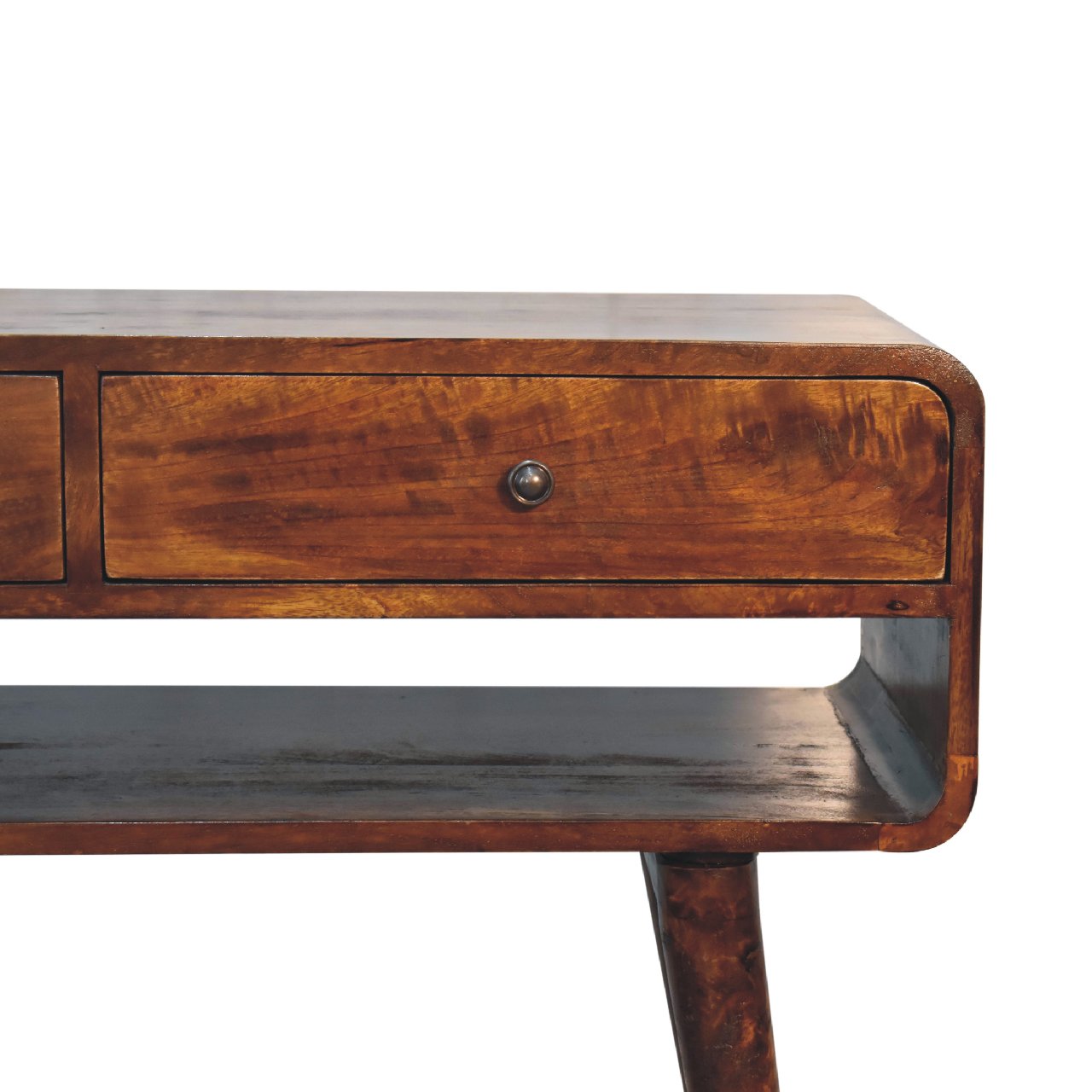 Sonata Chestnut Console Table. 100% Solid Mango Wood