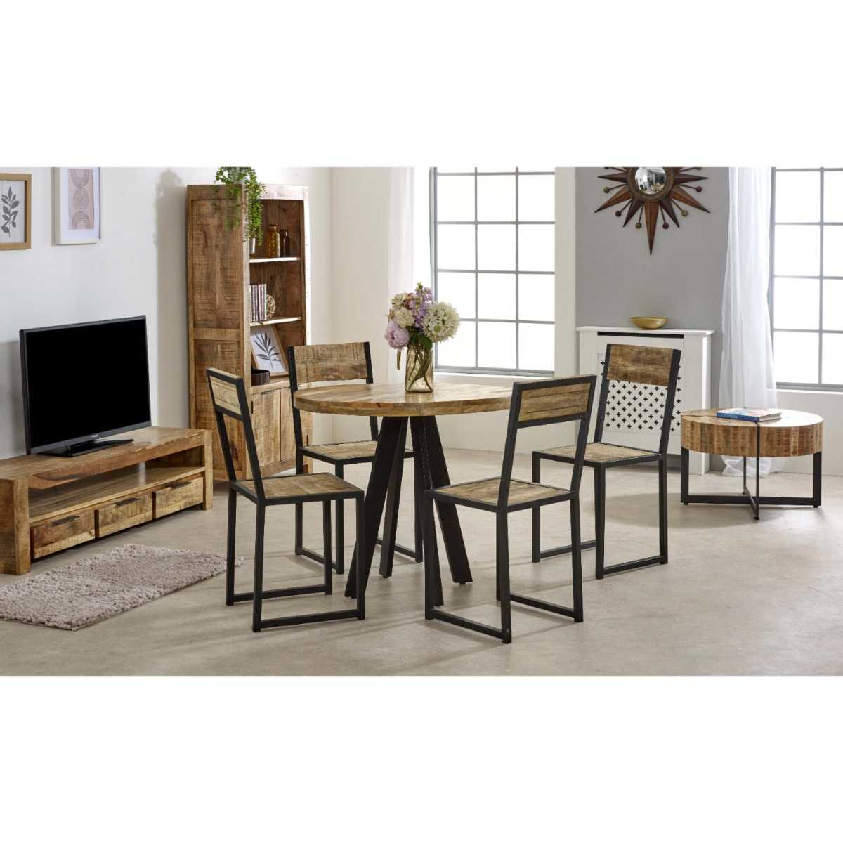 Surrey Wood Coffee Table. 100% Solid Mango Wood.