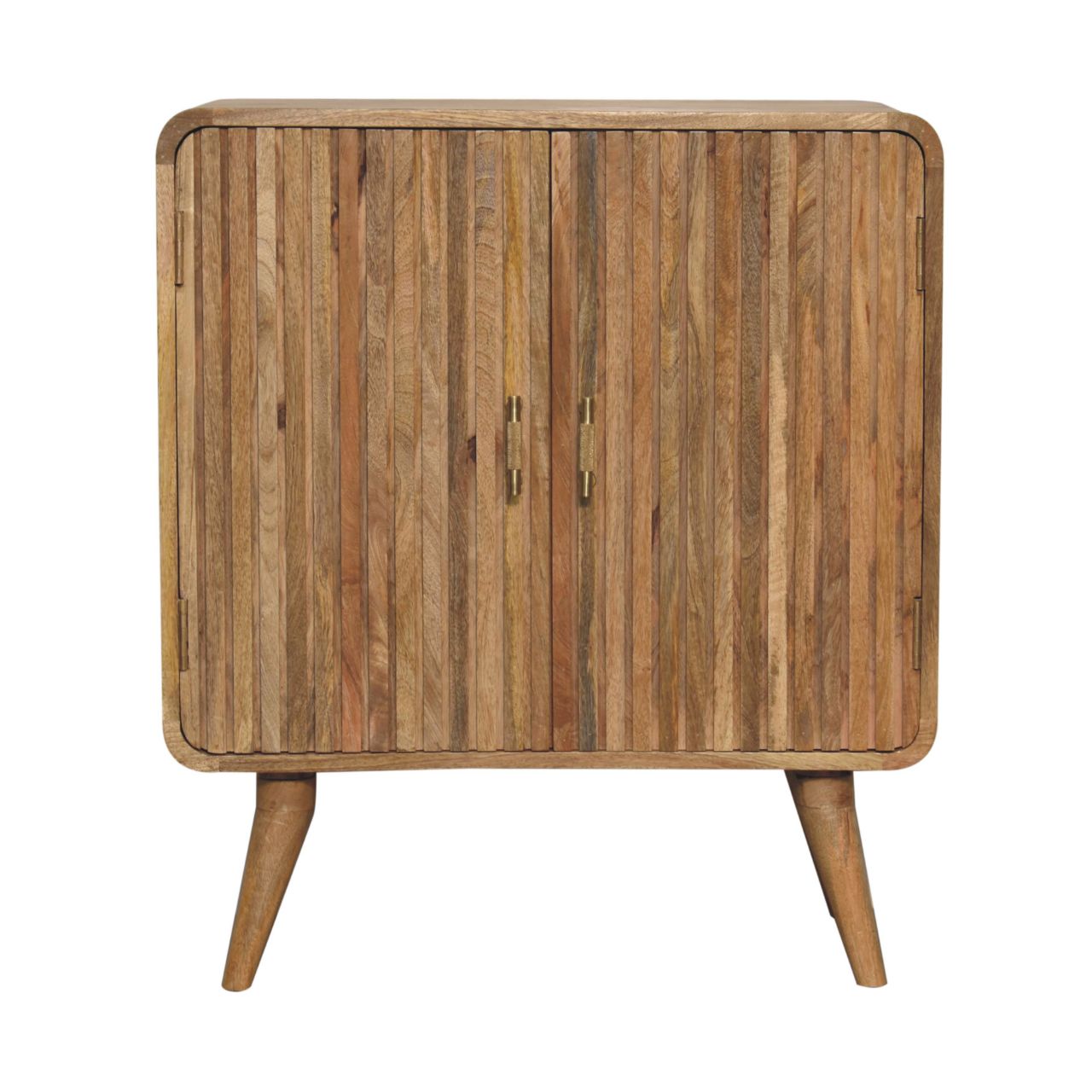 T-bar Ridged Cabinet. 100% Solid Mango Wood