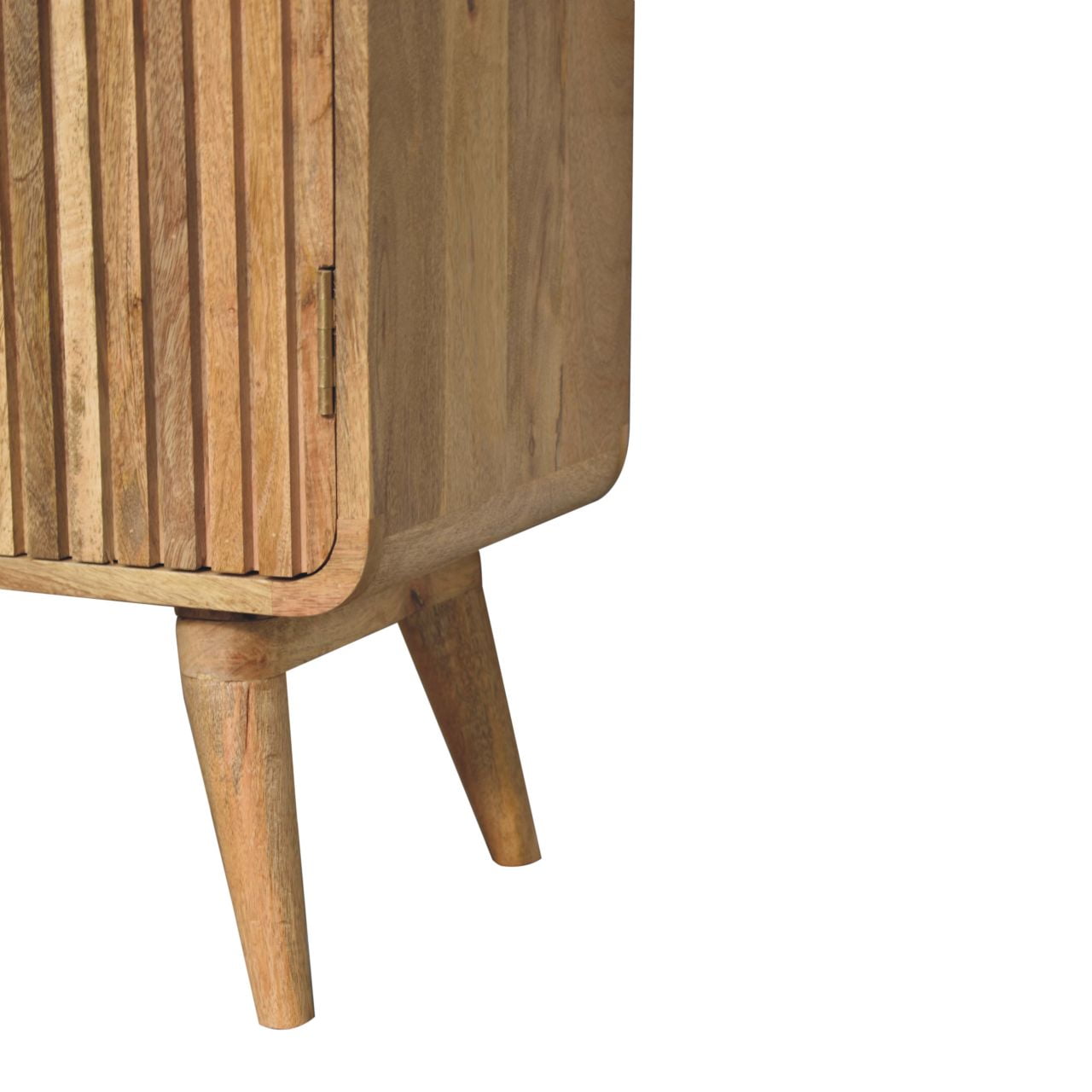 T-bar Ridged Cabinet. 100% Solid Mango Wood