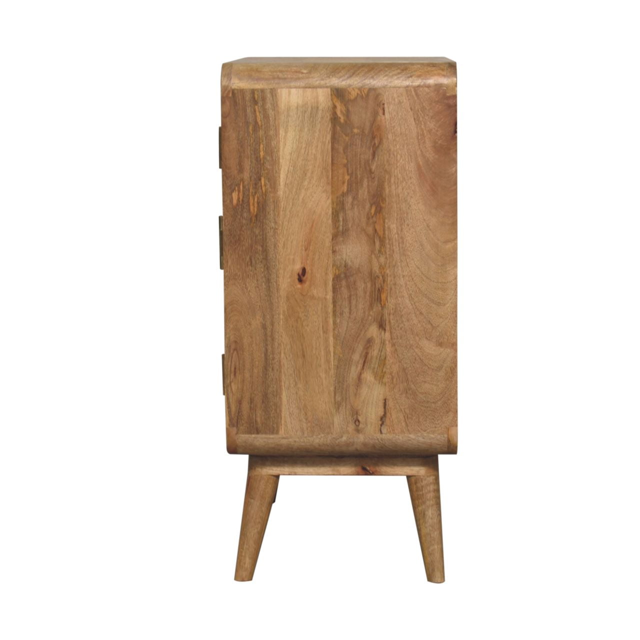 T-bar Ridged Cabinet. 100% Solid Mango Wood