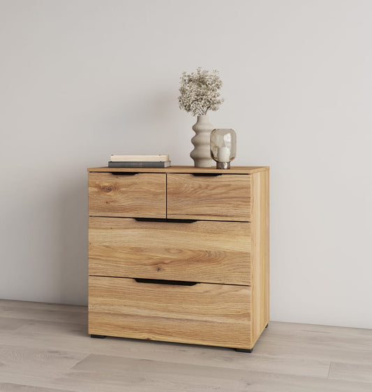 Tokyo 27 Chest Of Drawers 72cm Oak Mauvella
