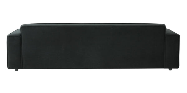 Olafur Black Velvet Sofa - 3 or 4 Seater Velvet Sofa