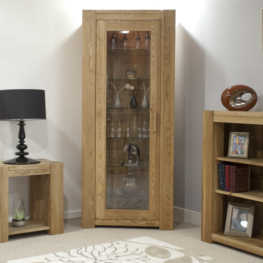 Trend Bookcase. Glass Door. Alternative Handle Available