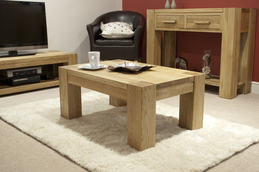 Trend 3 x 2 Coffee Table. Solid Oak