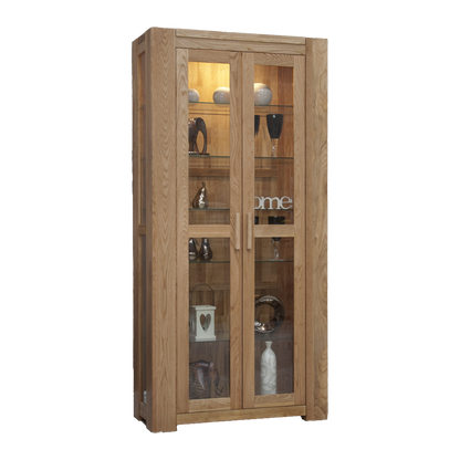 Trend Glass Display Cabinet. Four Handle Options Available