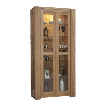 Trend Glass Display Cabinet. Four Handle Options Available