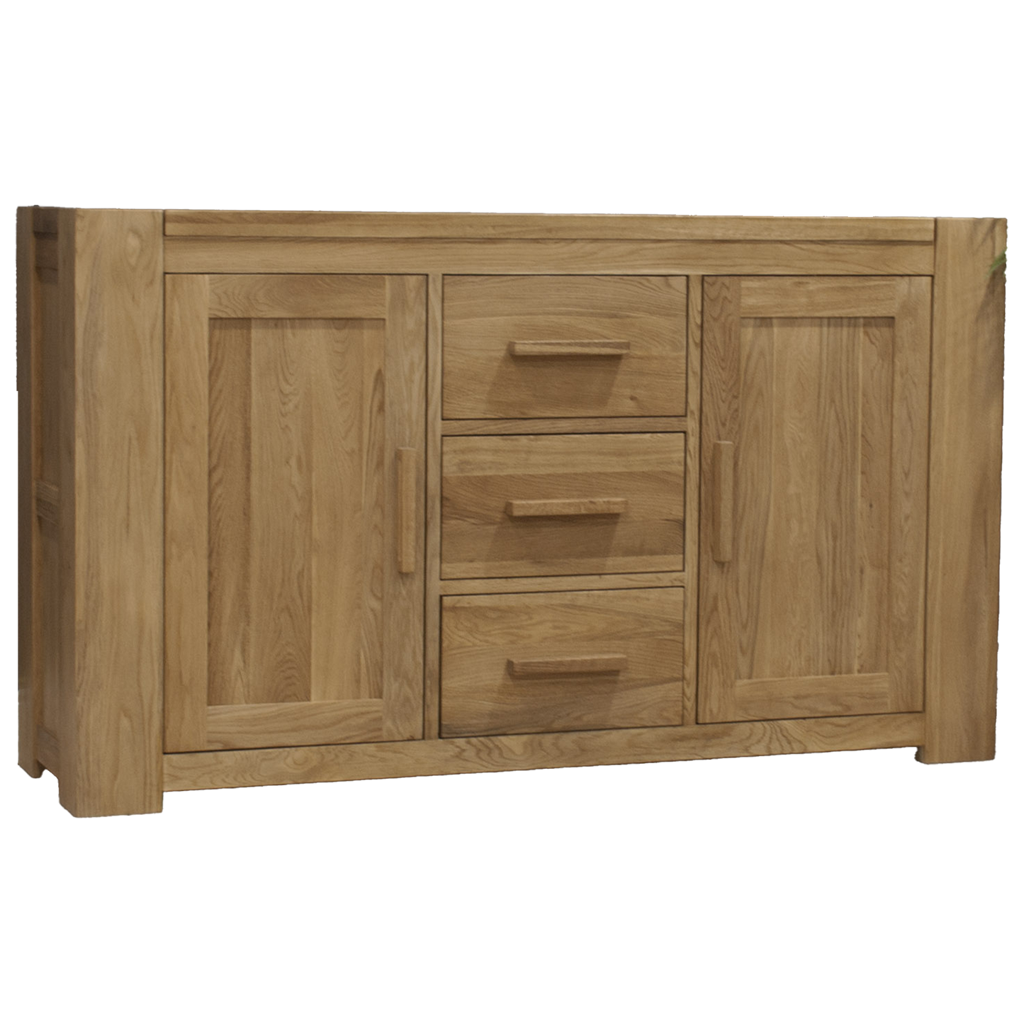 Trend Large Sideboard – Oak Wood Storage with Multiple Handle Options