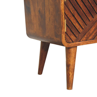 Telephone Table with Seat, Solid Mango Wood Cotton Natural Yarn Seat