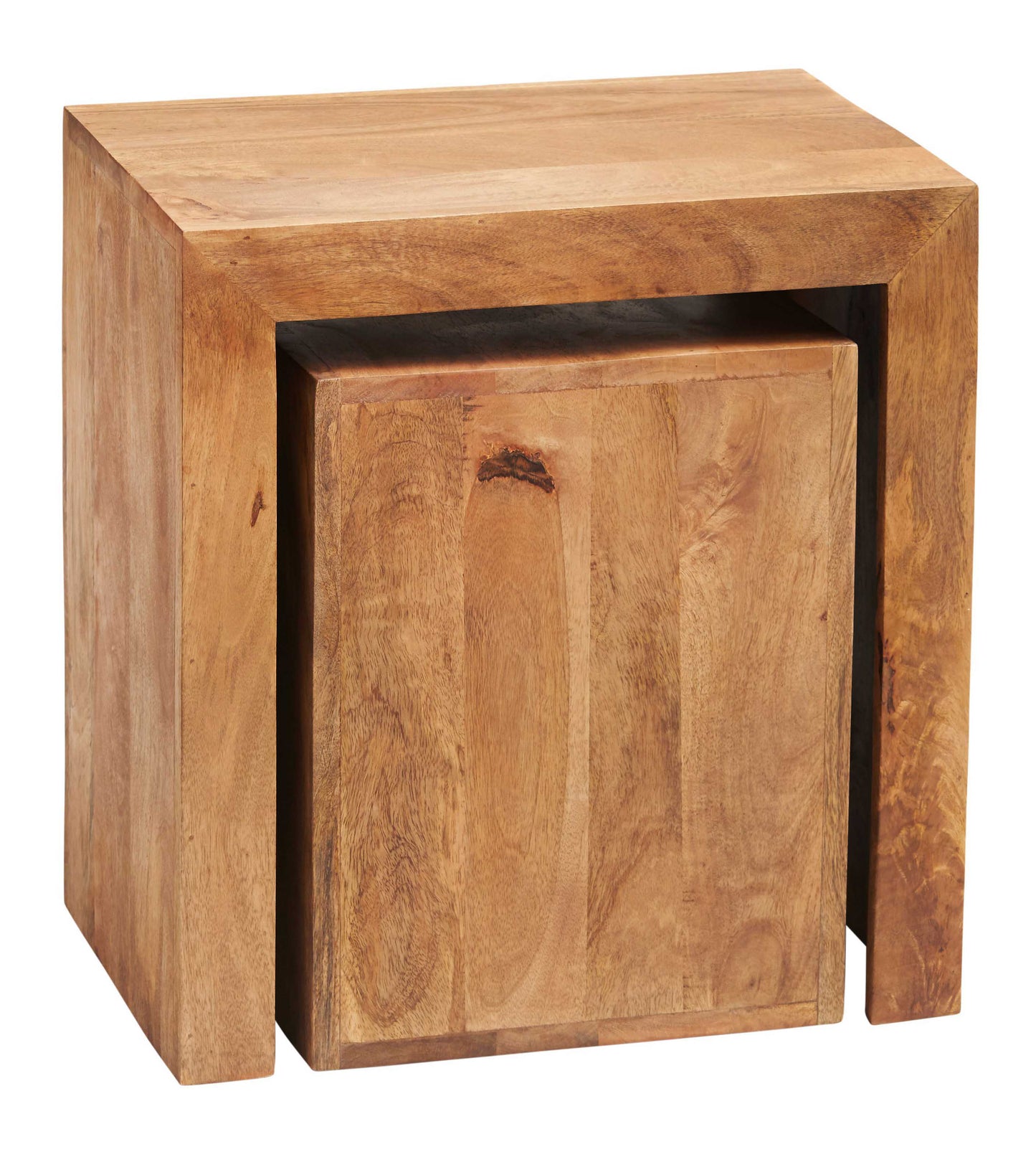 Toko Mango Nesting Tables. 100% Solid Mango Hardwood